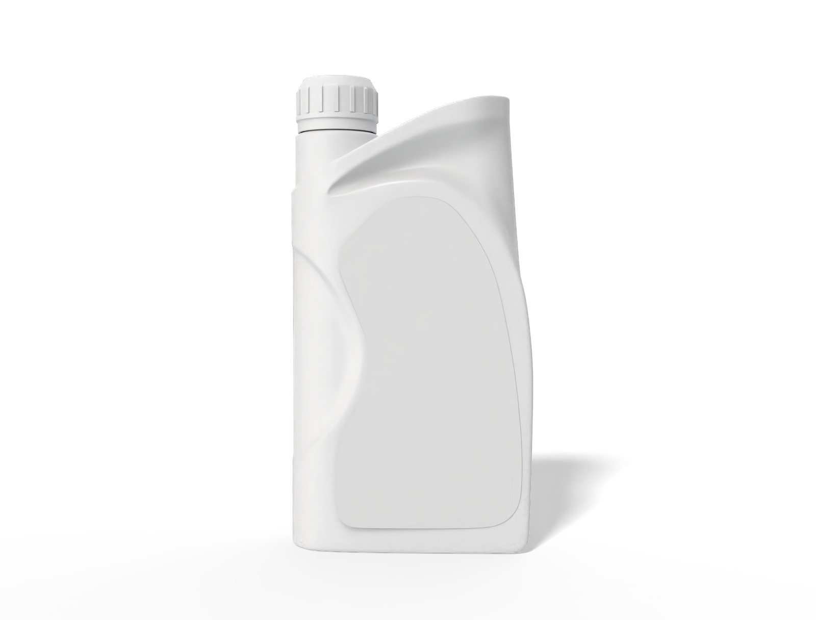1L oil bottle product — Matte plastic