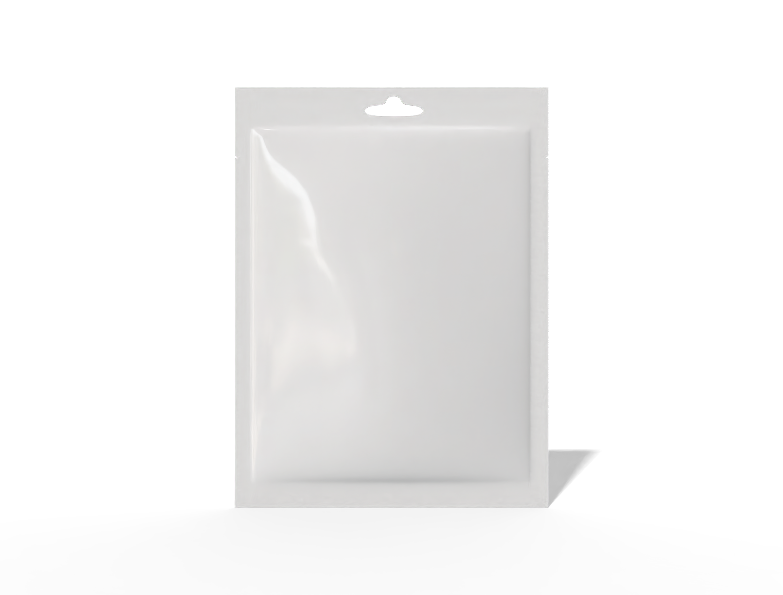 17 × 22 three-side seal snack sachet — Glossy plastic