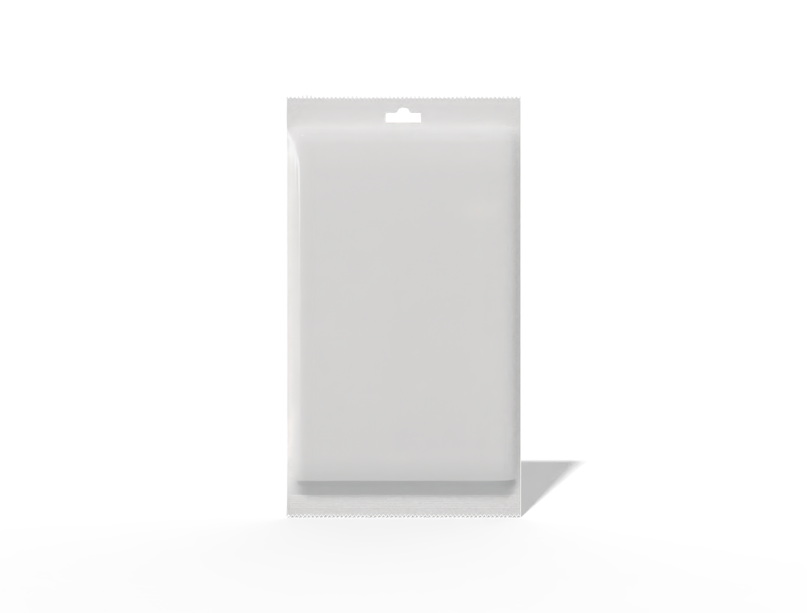 9 × 16 back-seal daily use sachet — Glossy plastic