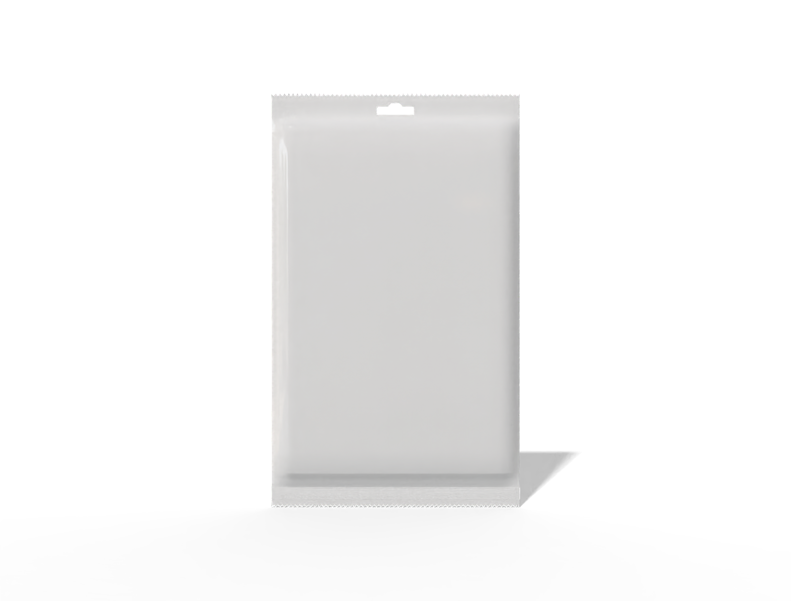 12 × 20 back-seal daily use sachet — Glossy plastic