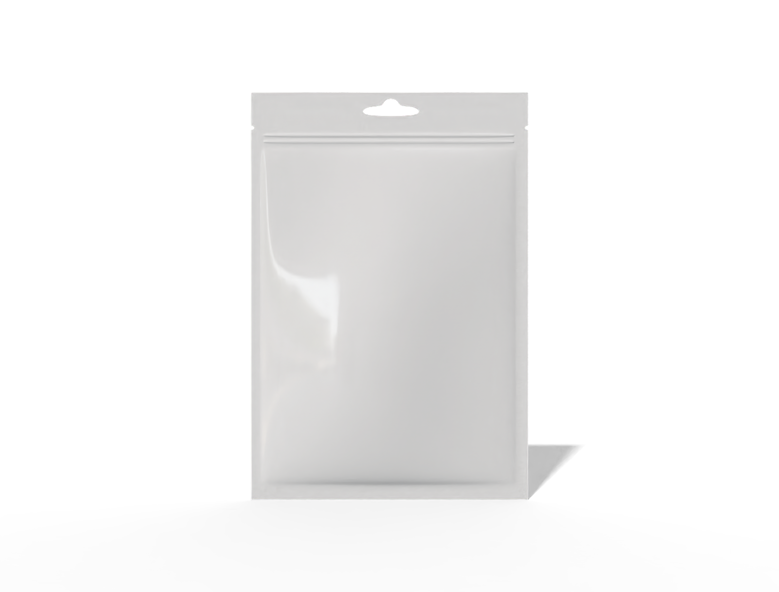 15 × 22 three-side seal health care sachet — Glossy plastic