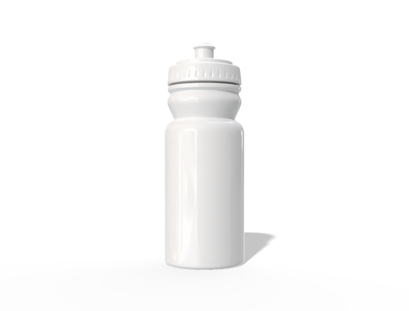 Squeeze water bottle — Matte plastic
