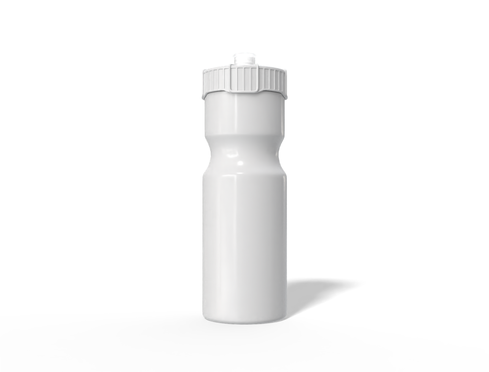 Squeeze water bottle — Glossy plastic