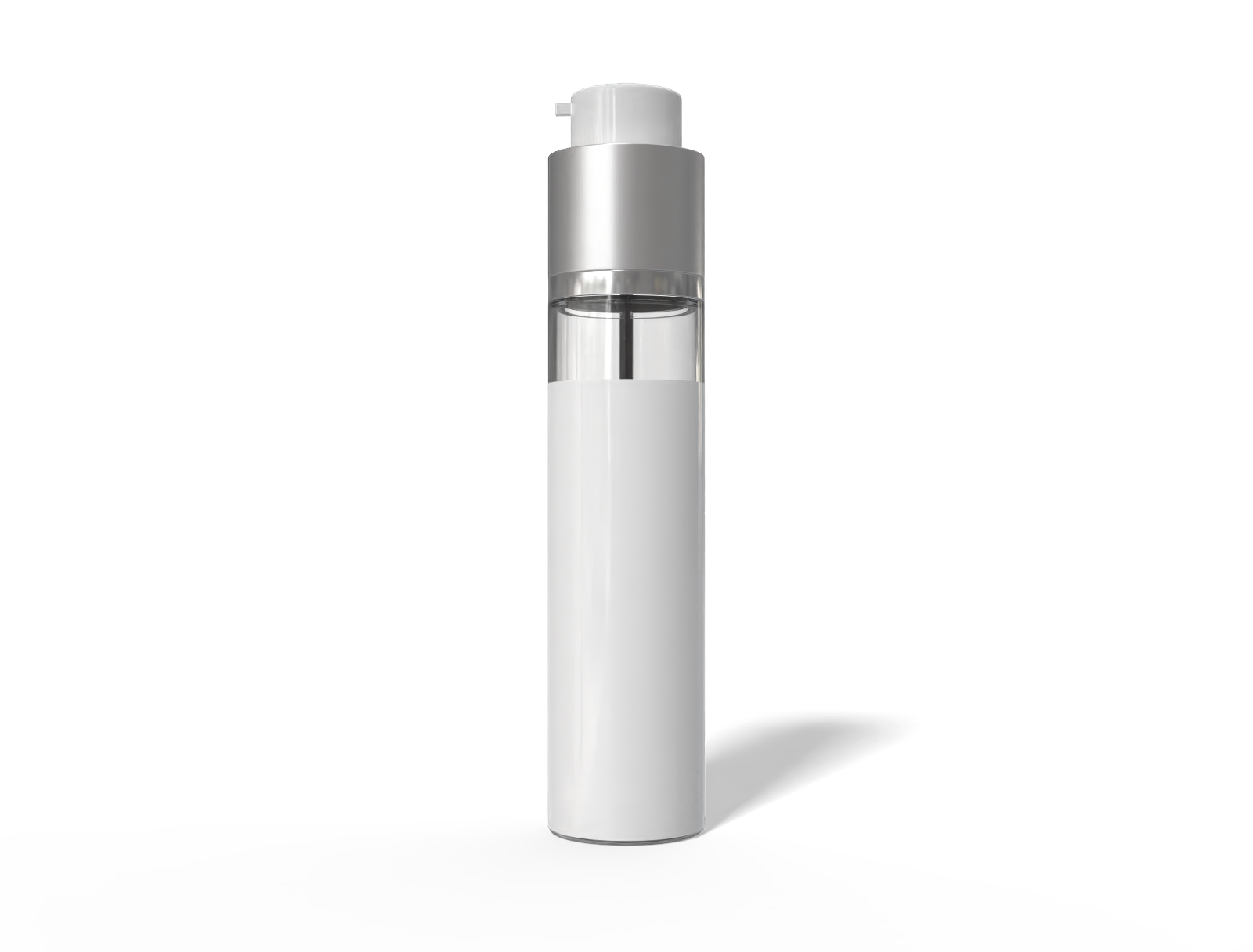 Pump bottle — Glossy glass