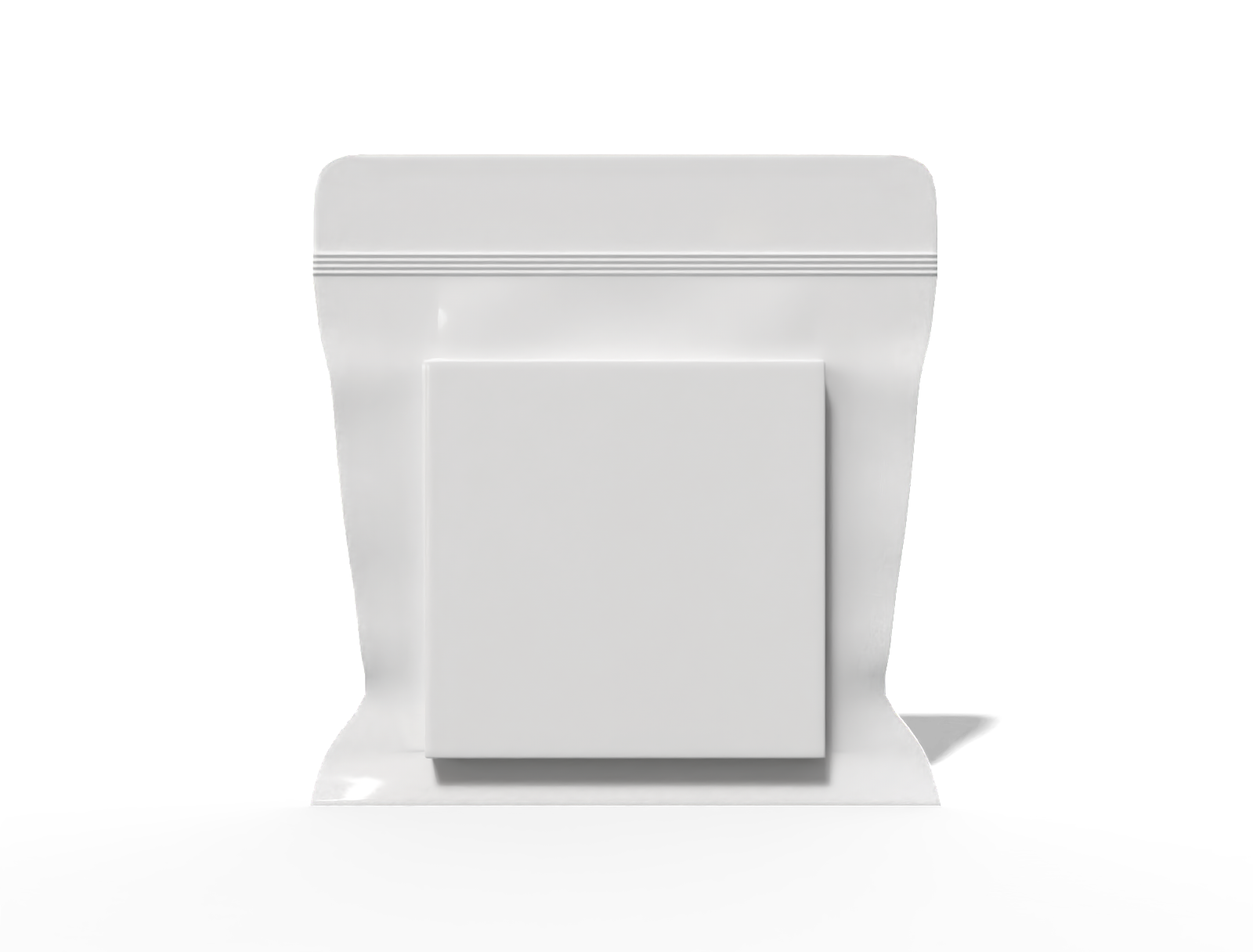 14 × 14 vacuum food sachet — Glossy plastic