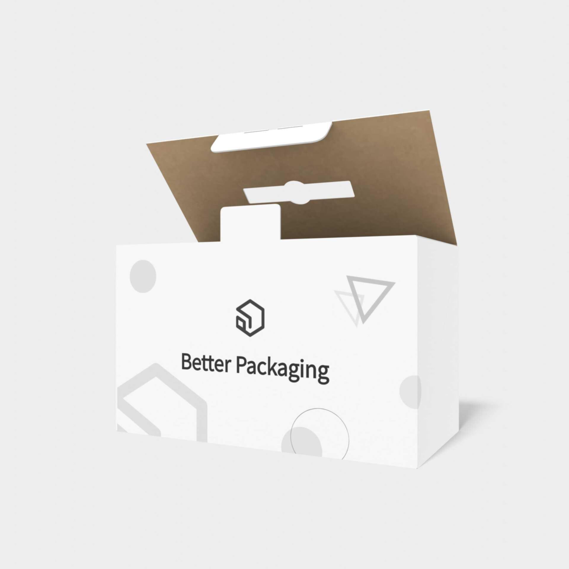 Auto bottome snap lock boxes 123 bottom safety buckle — Corrugated board