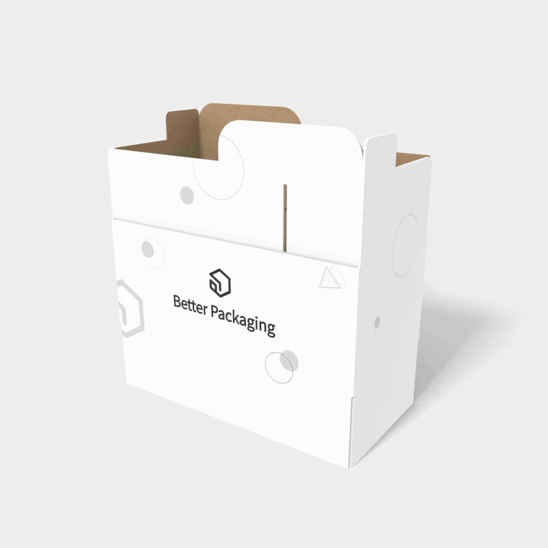 Shipping cartons with lock inserts — Corrugated board