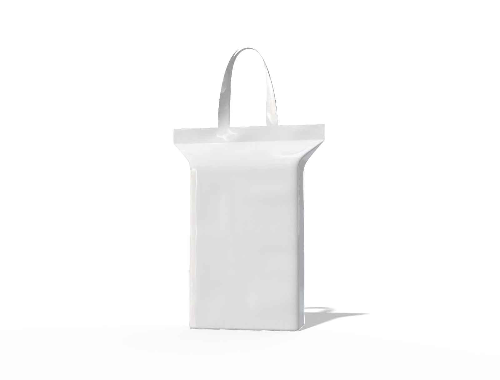 28 × 9 × 36 daily necessities pouch with handle — Glossy plastic