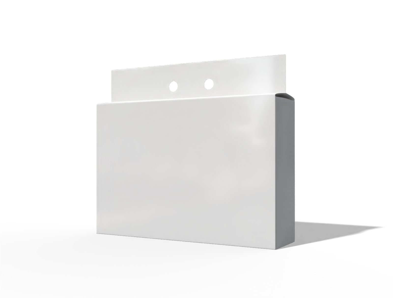 39 × 10 × 34 eight-side seal tissue pouch — Glossy plastic