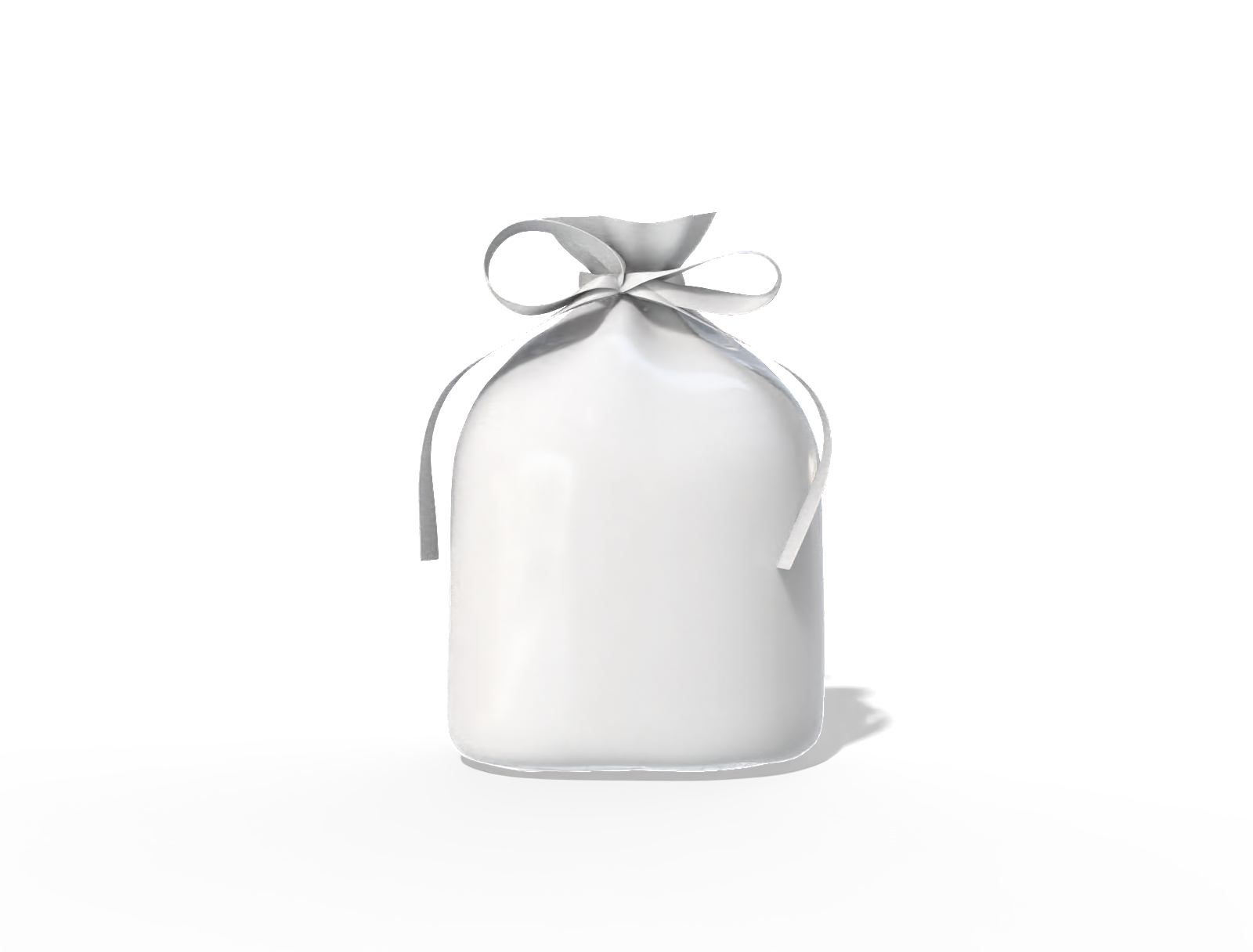 40 × 50 daily use plastic drawstring pouch — Glossy plastic