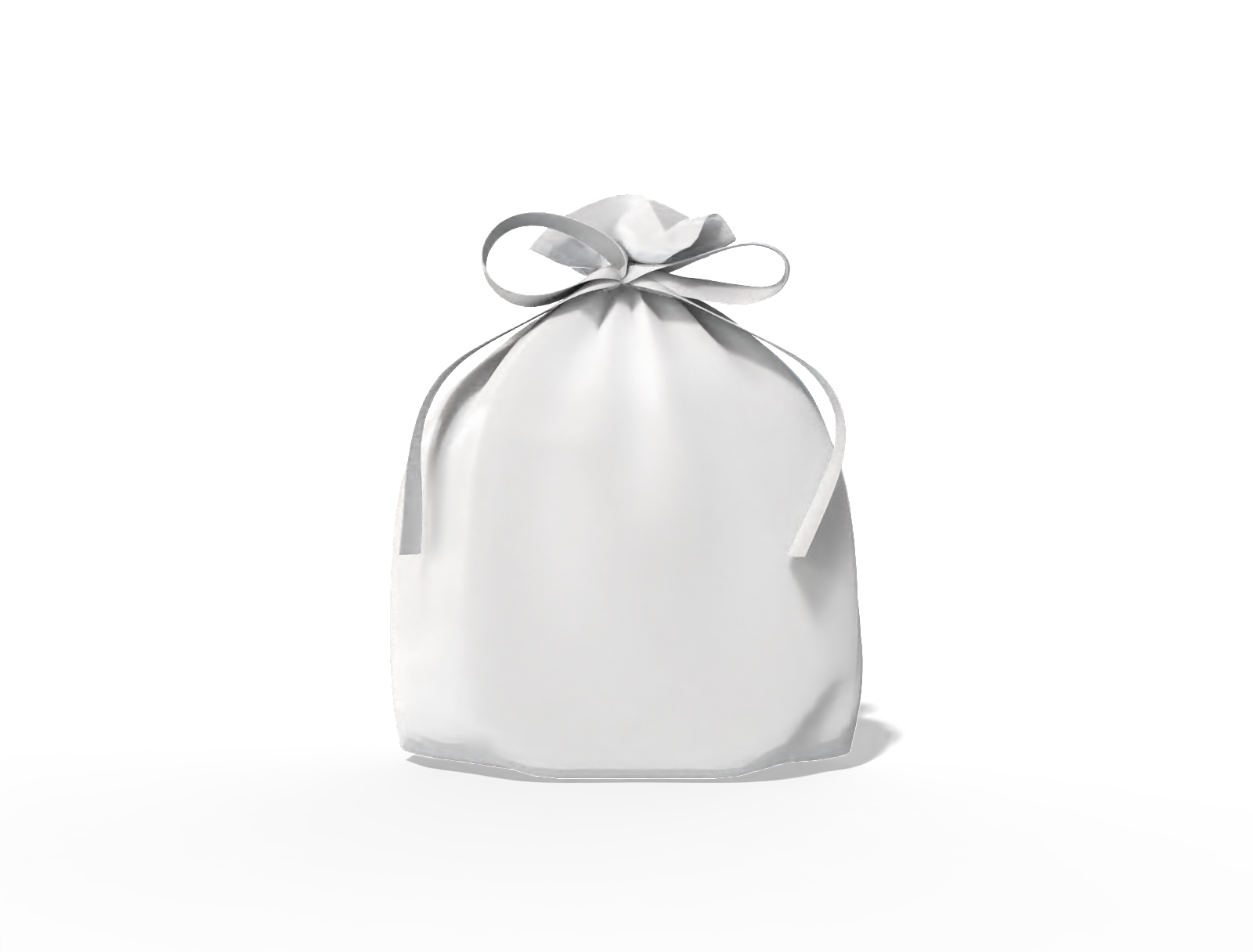 26 × 35 daily use plastic drawstring pouch — Glossy plastic