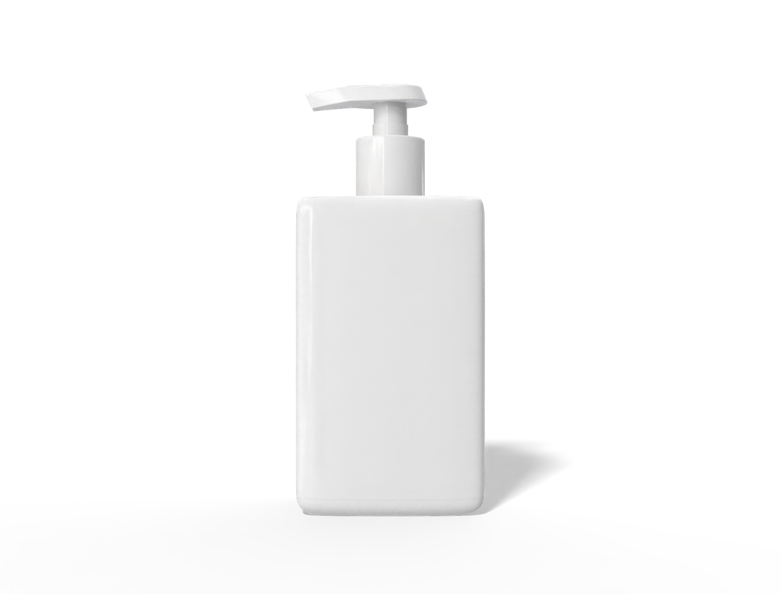 300 ml plastic body wash pump bottle — Glossy plastic