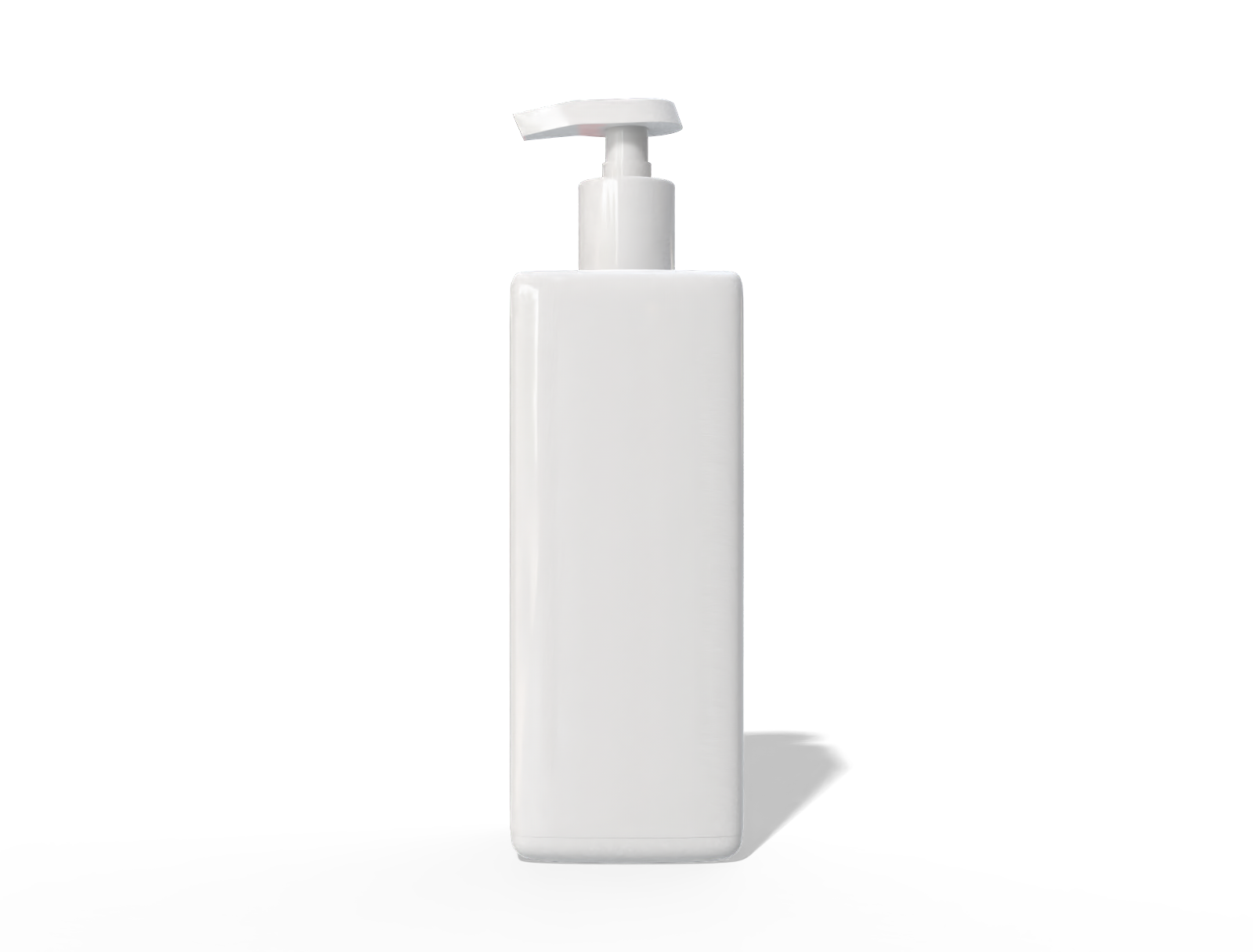 500 ml plastic body wash pump bottle — Glossy plastic