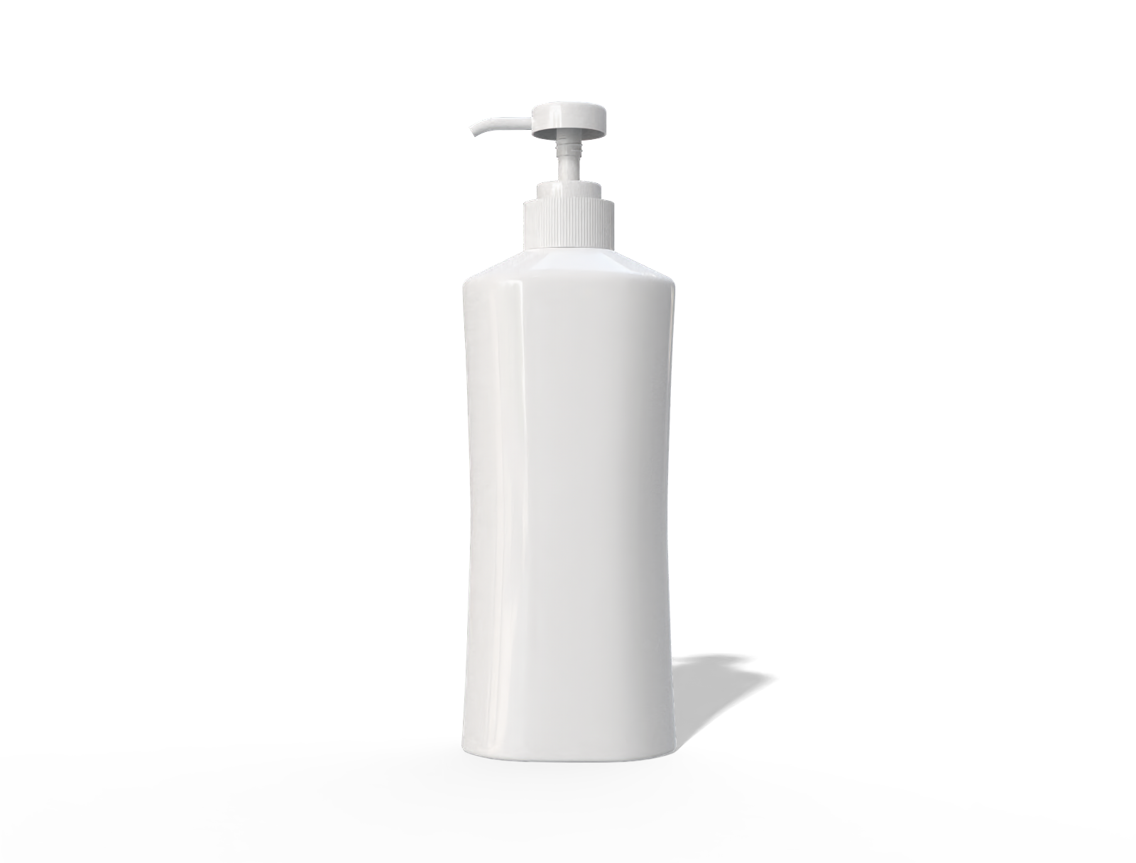 500 ml plastic body wash pump bottle — Glossy plastic