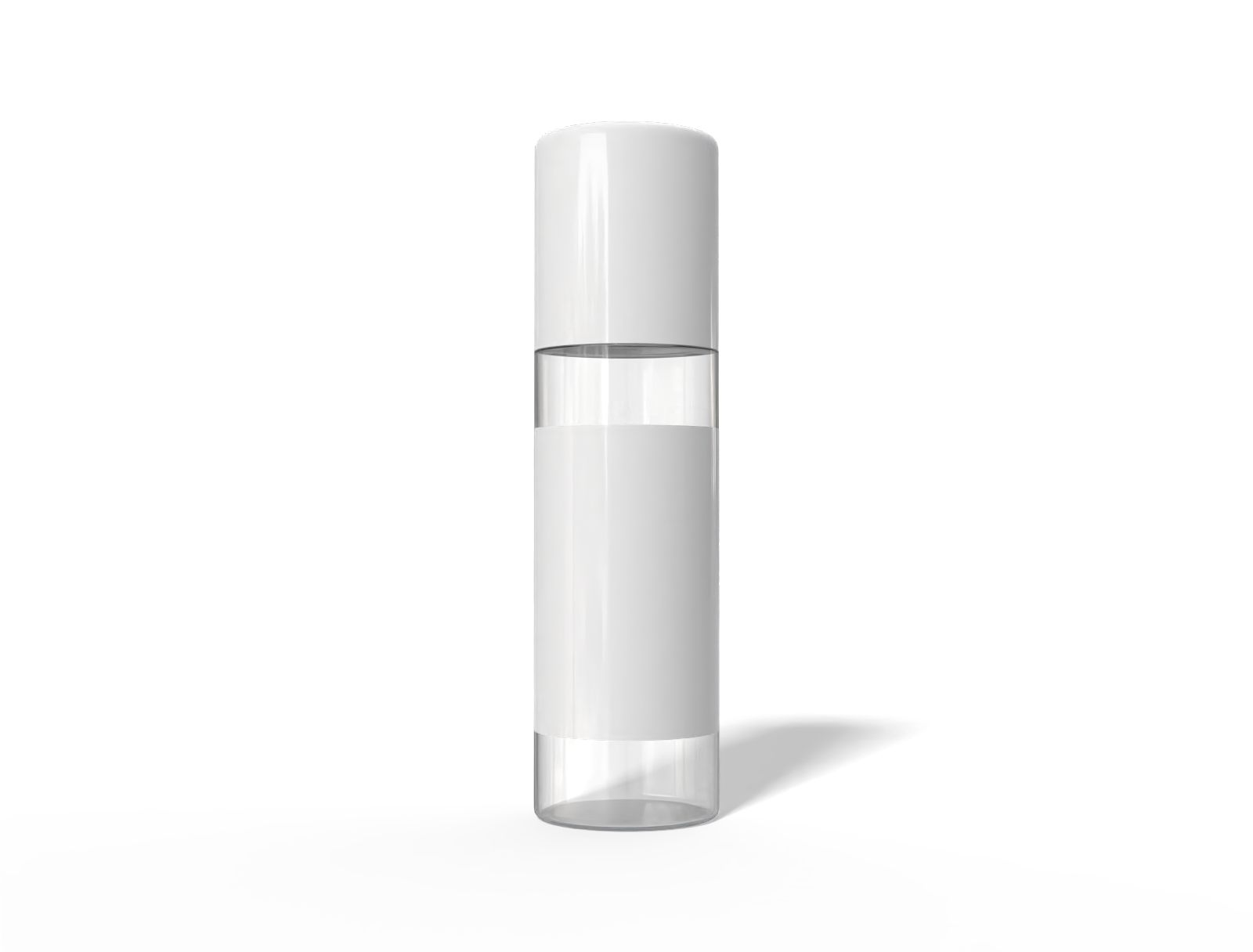 150 ml glass cosmetic bottle — Glossy glass