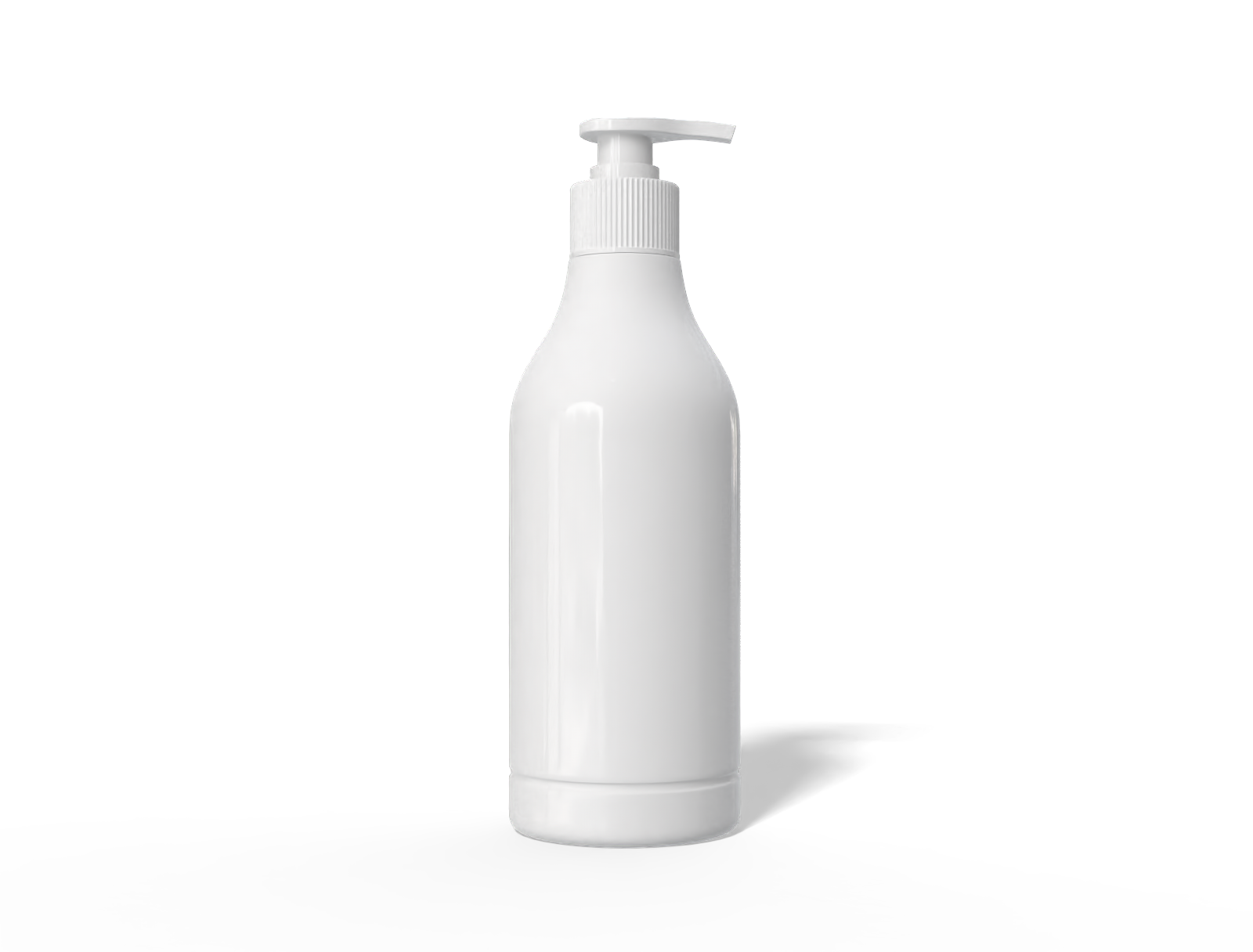 500 ml plastic body wash pump bottle — Glossy plastic