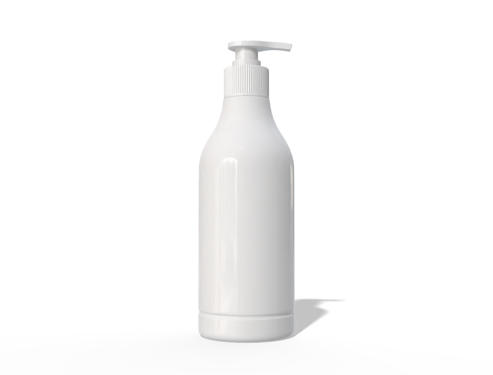 1000 ml plastic body wash pump bottle — Glossy plastic