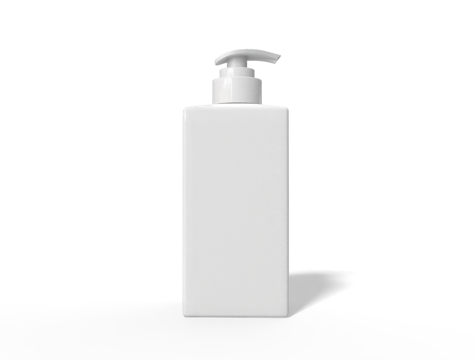 500 ml plastic body wash pump bottle — Glossy plastic