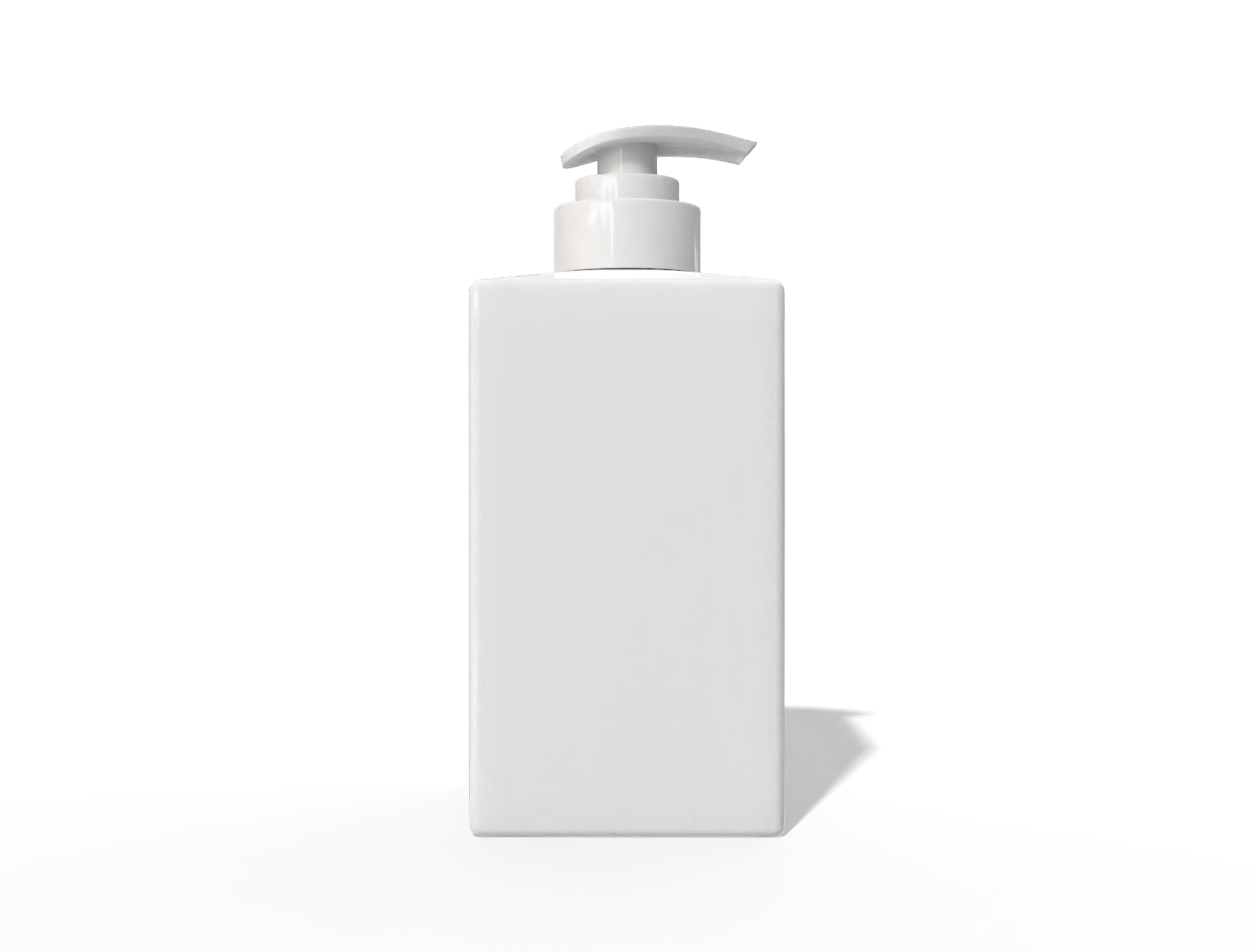 230 ml plastic body wash pump bottle — Glossy plastic