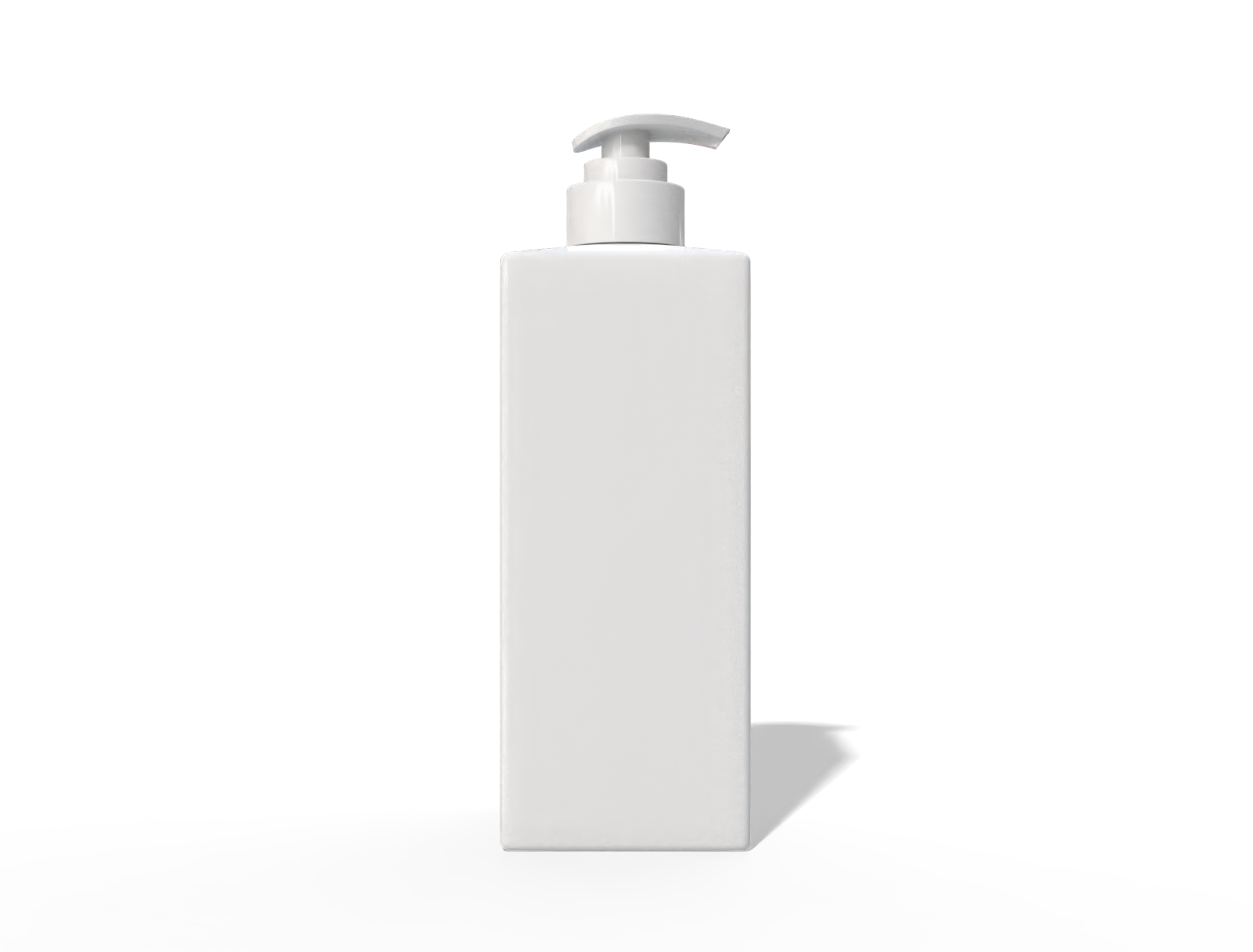 650 ml plastic body wash pump bottle — Glossy plastic