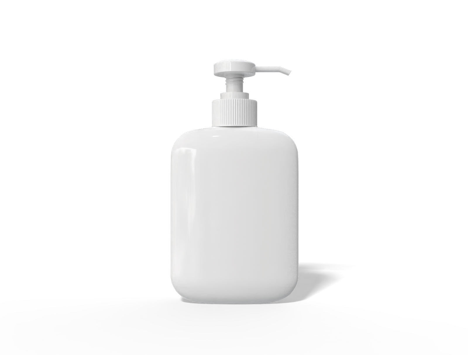 150 ml plastic body wash pump bottle — Glossy plastic