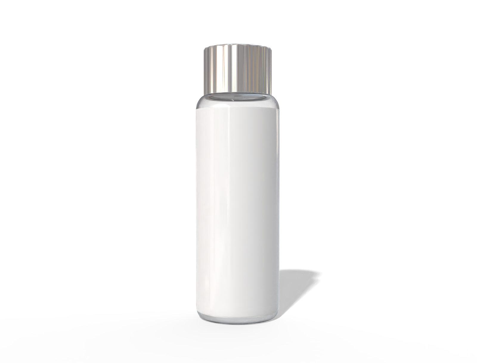 130 ml glass cosmetic bottle — Glossy glass