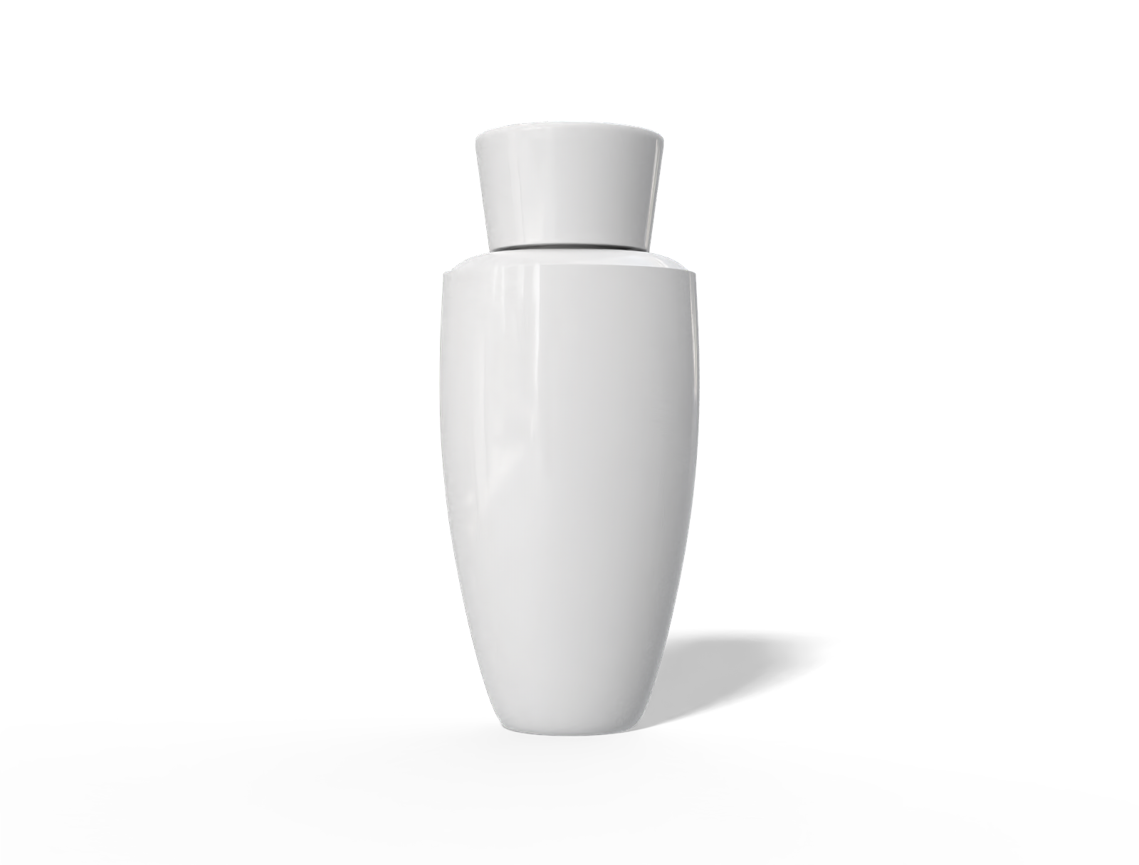 Bottles product label makeup — Glossy plastic