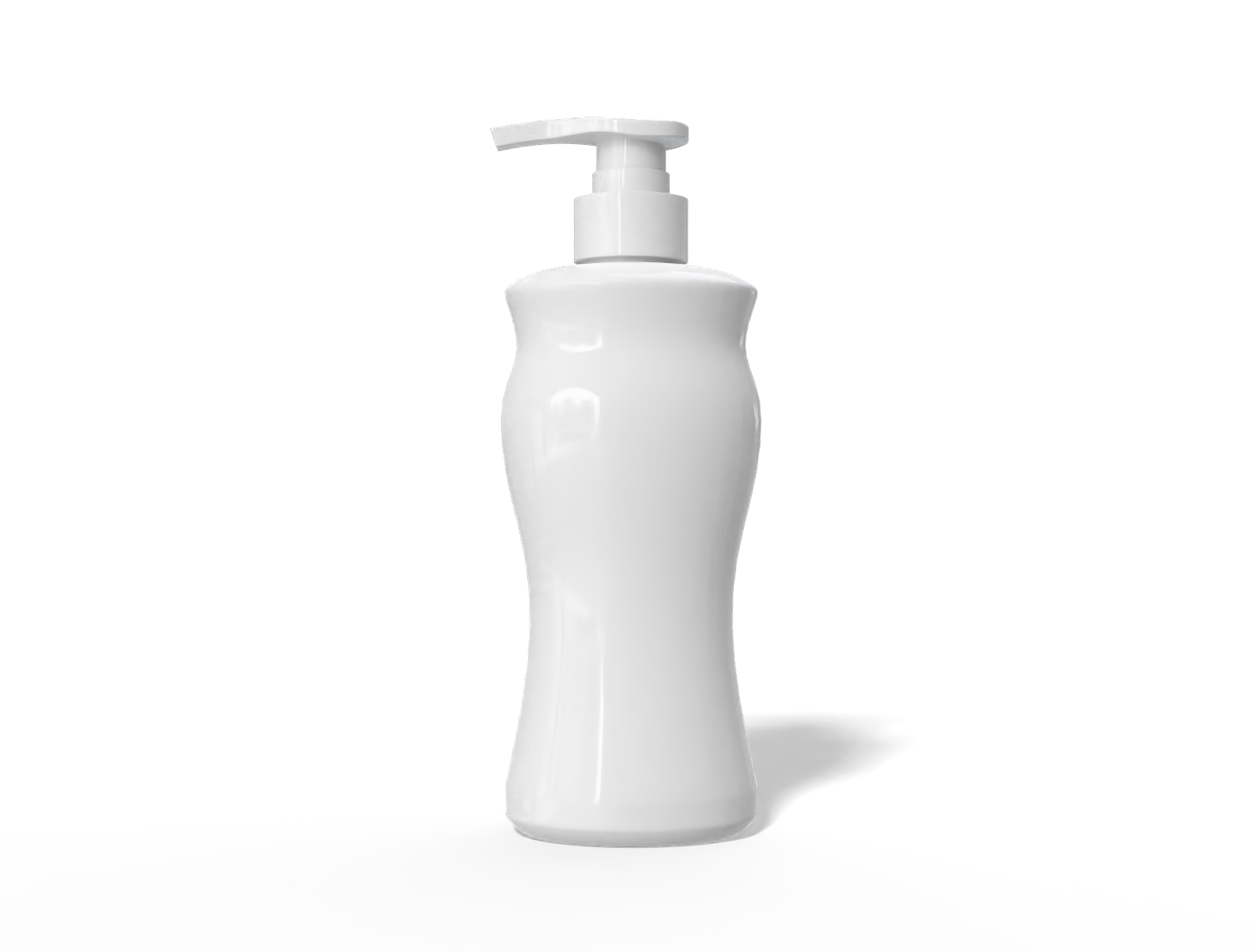 500 ml plastic body wash pump bottle — Glossy plastic