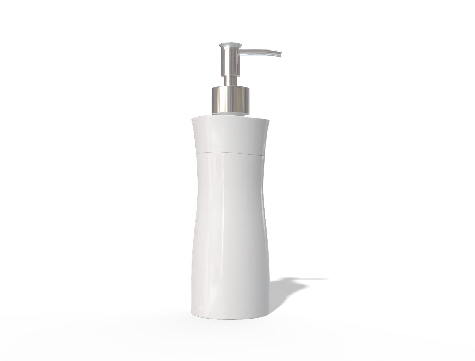 500 ml plastic hair oil pump bottle — Glossy plastic