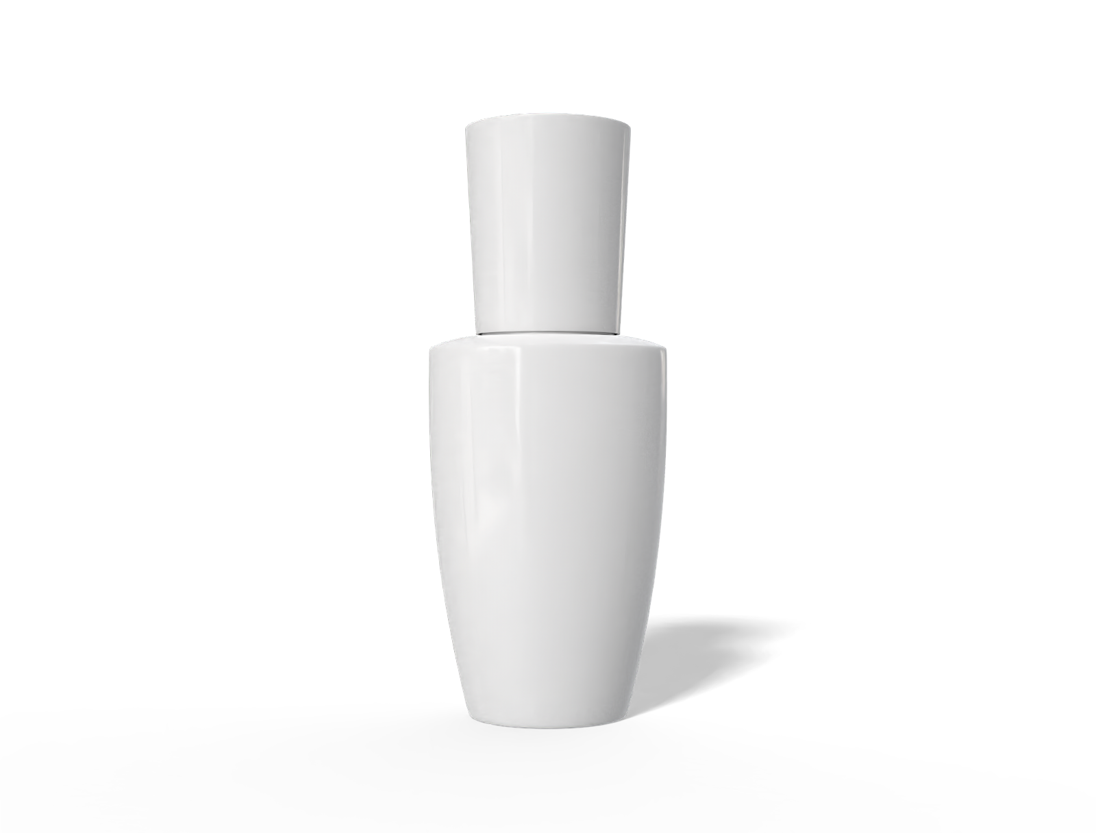 Bottles product label makeup — Glossy plastic