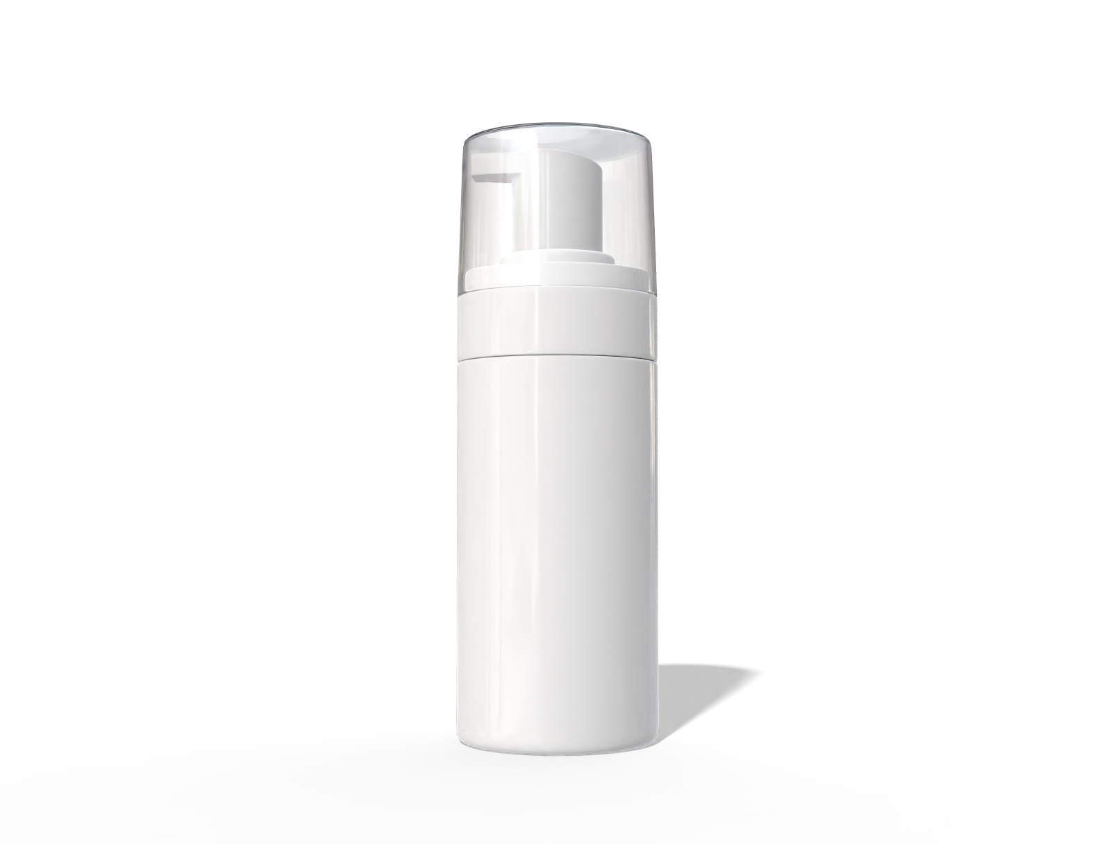 100 ml plastic foam pump bottle — Glossy plastic