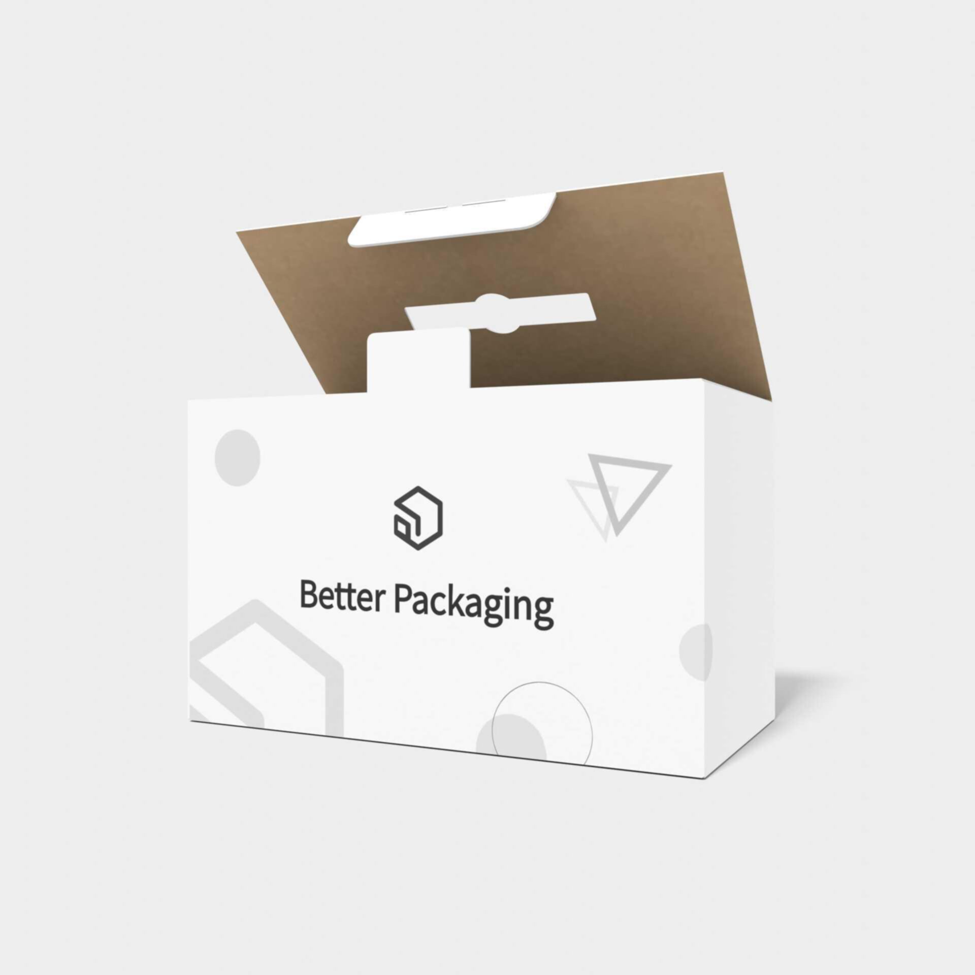 Auto lock bottom mailer box — Corrugated board