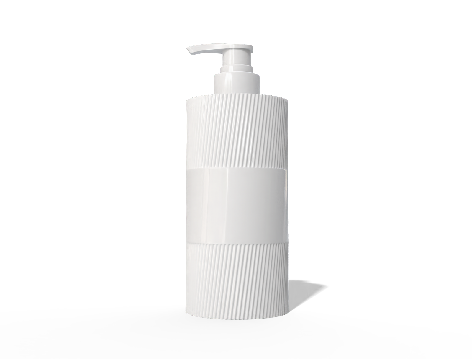 300 ml shampoo pump bottle — Glossy plastic