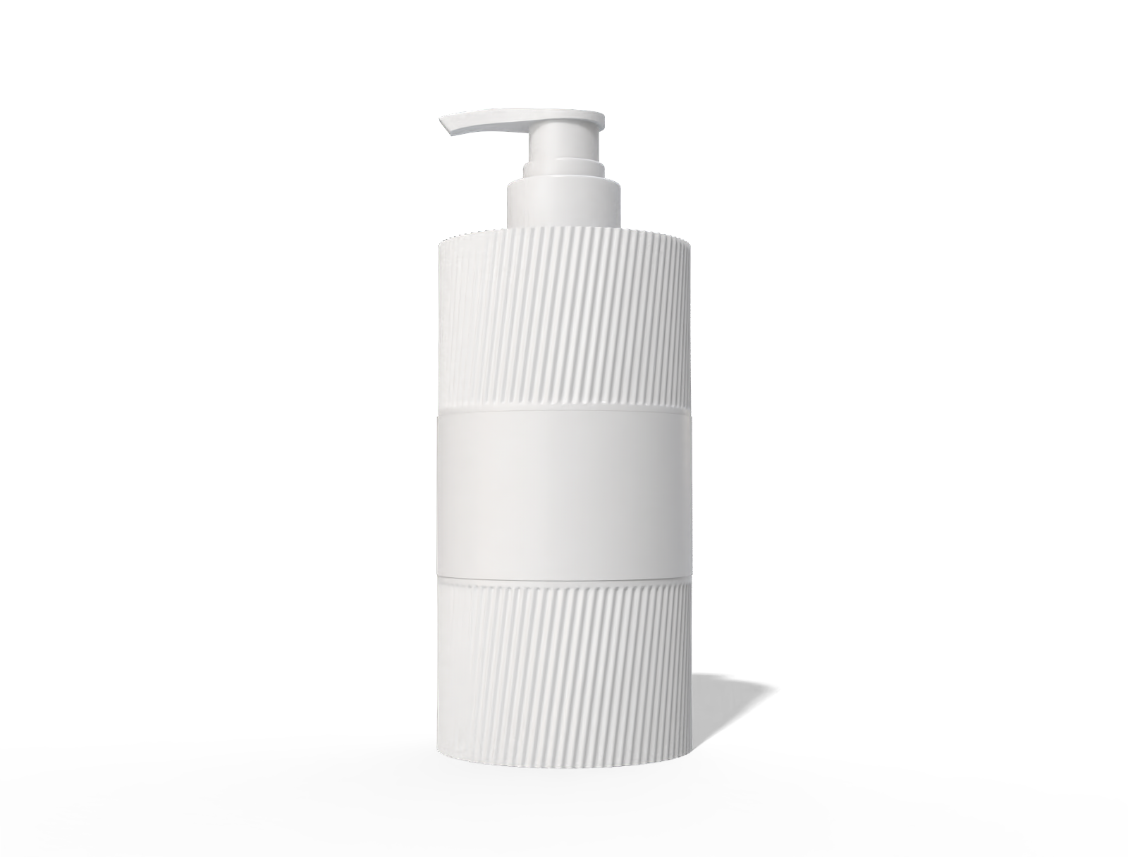 200 ml shampoo pump bottle — Matte plastic