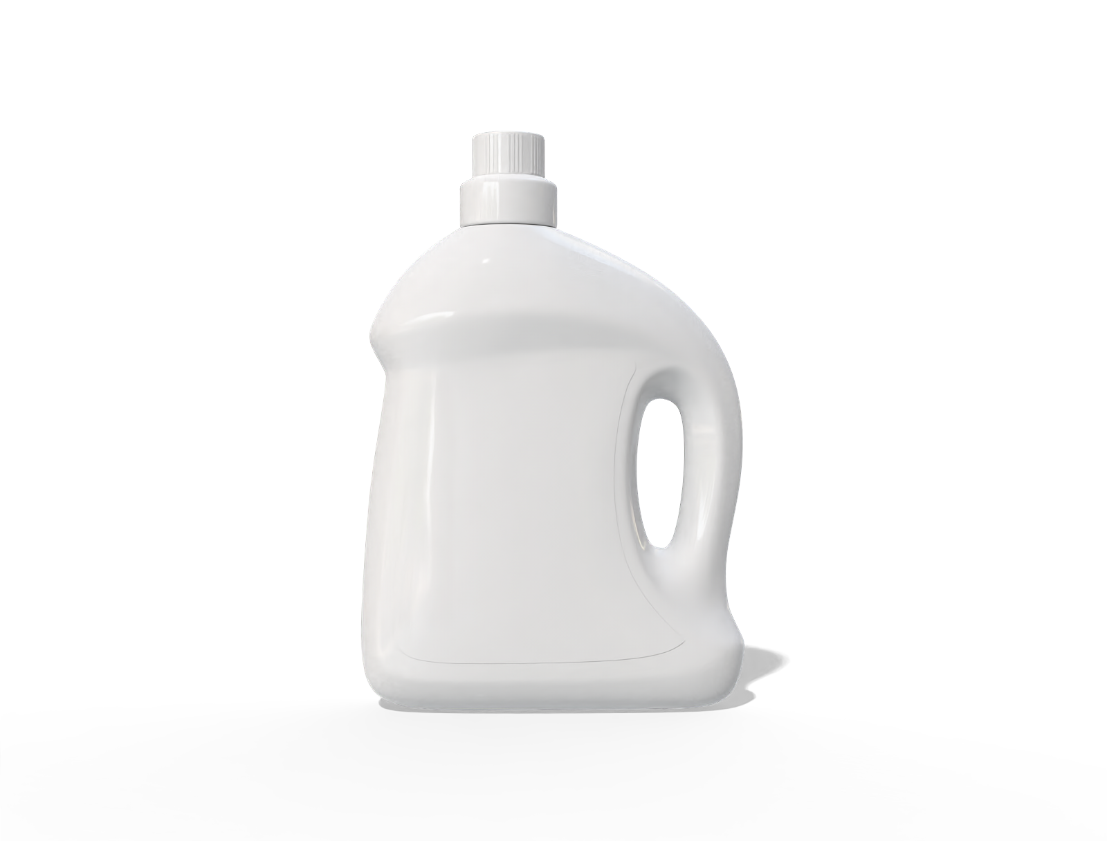 1 L plastic laundry liquid — Glossy plastic
