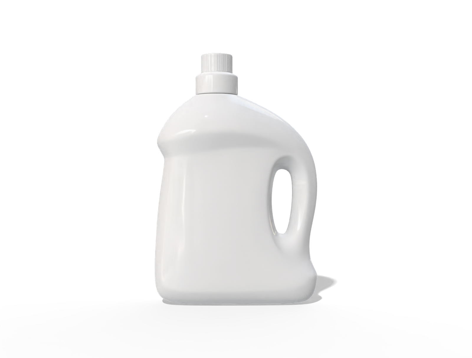 2 L plastic laundry liquid — Glossy plastic