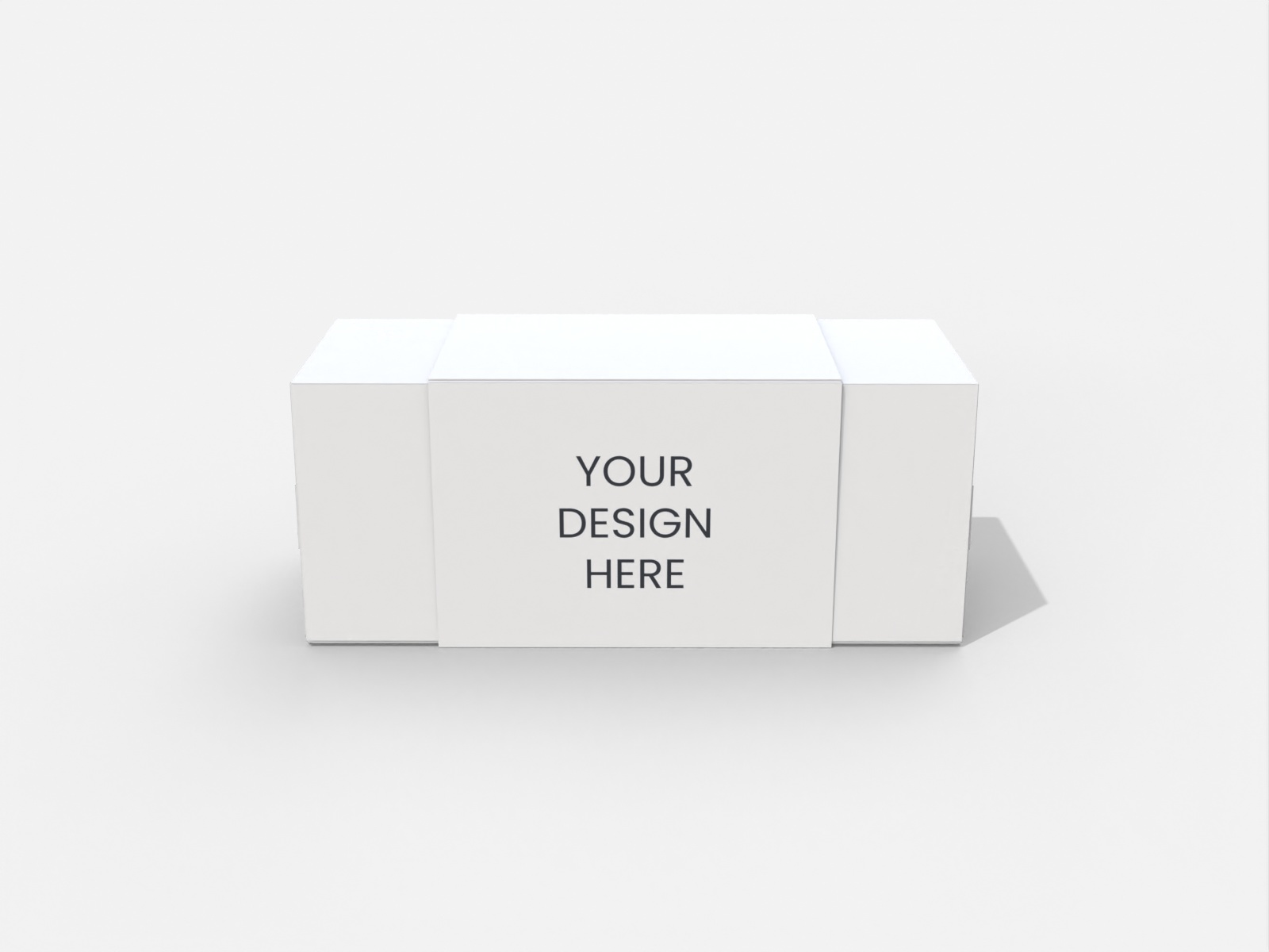 Gift flip lid box with sleeve — White paperboard