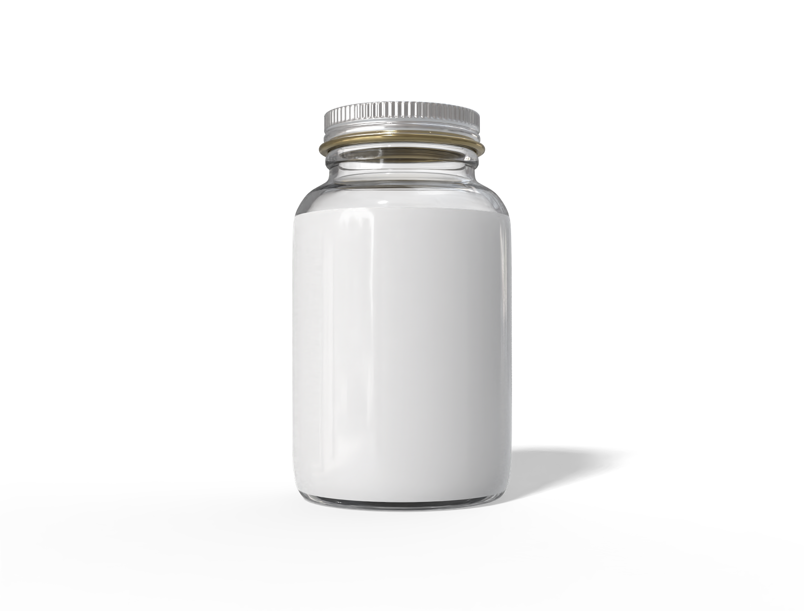 Glass bottle — Glossy glass