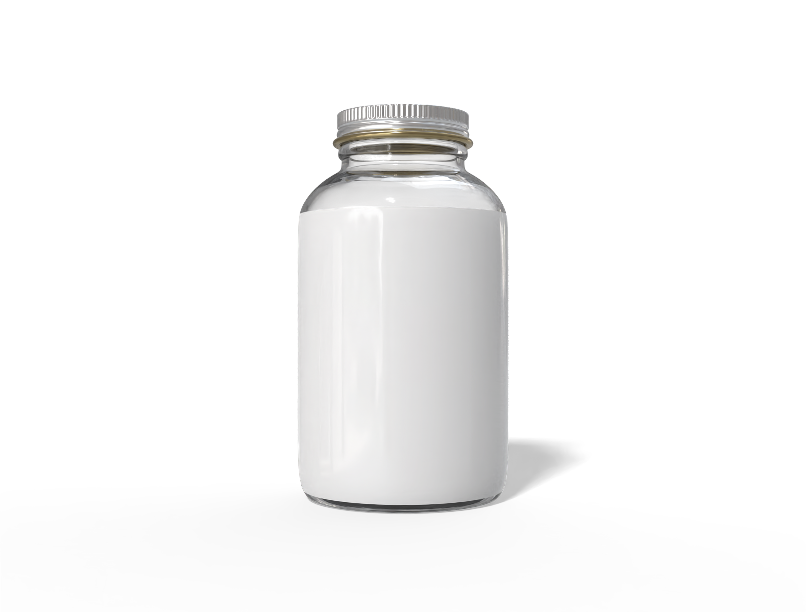 Glass bottle — Glossy glass