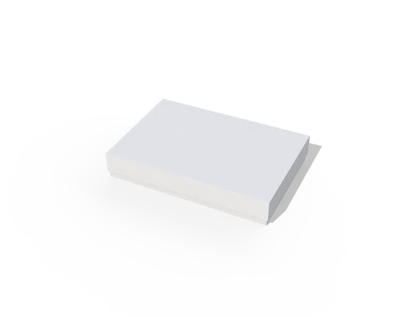Sweet box with lid — White paperboard