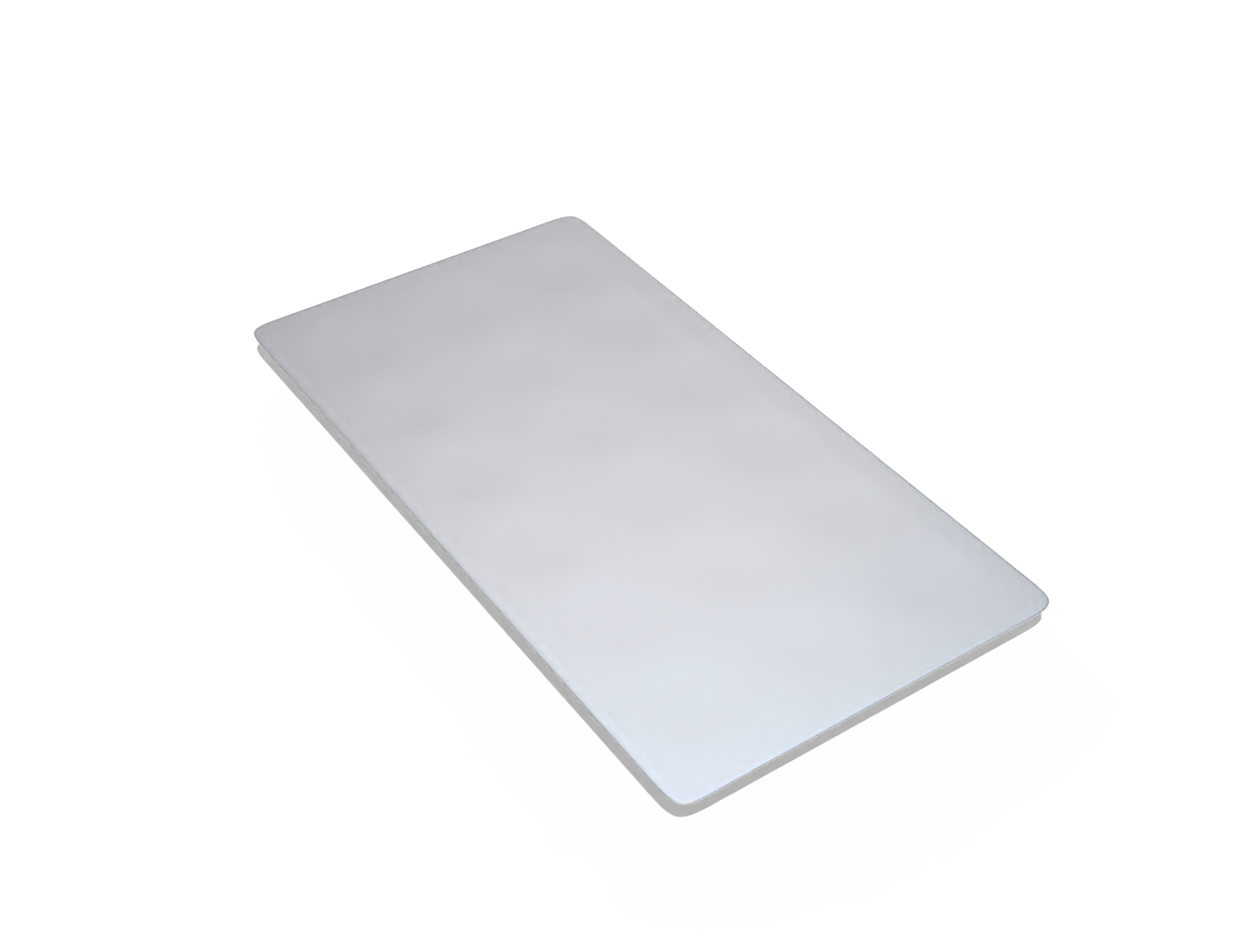 Round tablet packaging — Clear glossy plastic