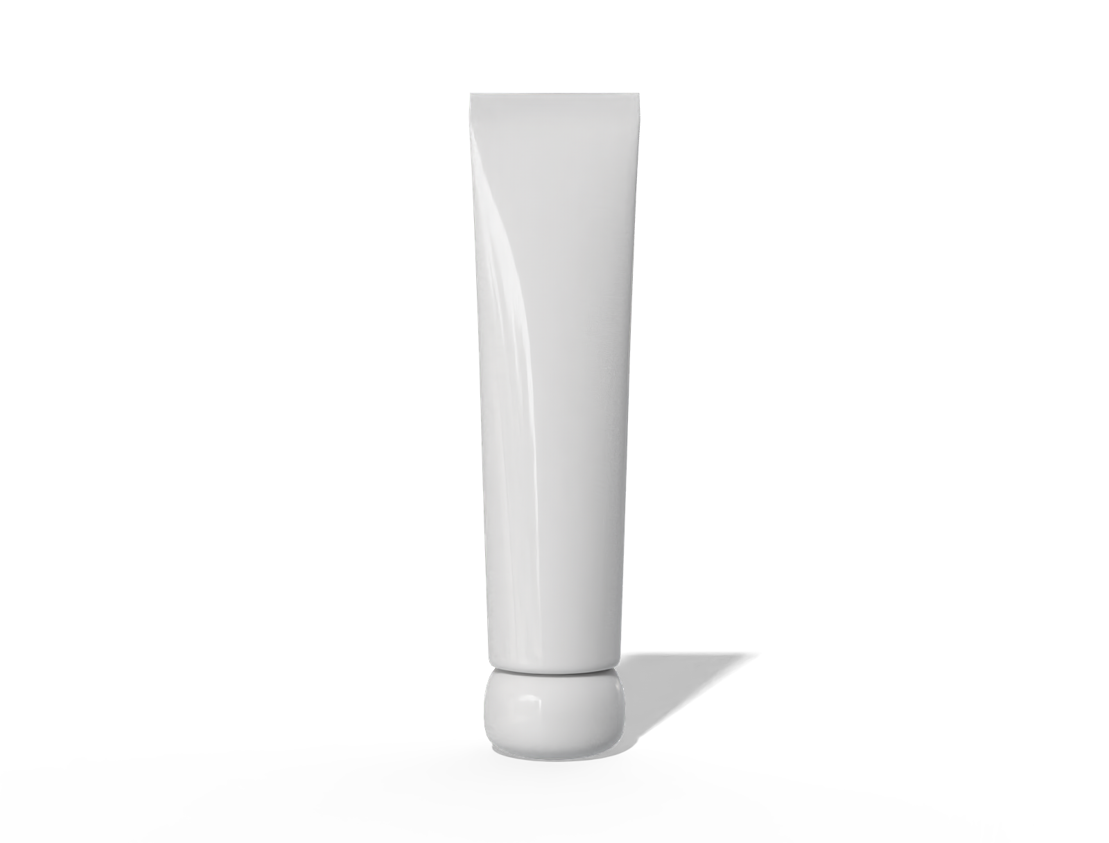 80 g toothpaste tube — Glossy plastic