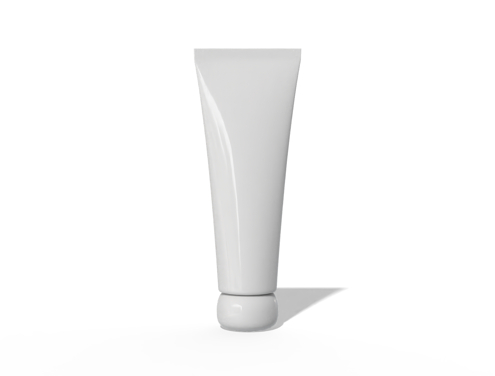 165 g toothpaste tube — Glossy metal