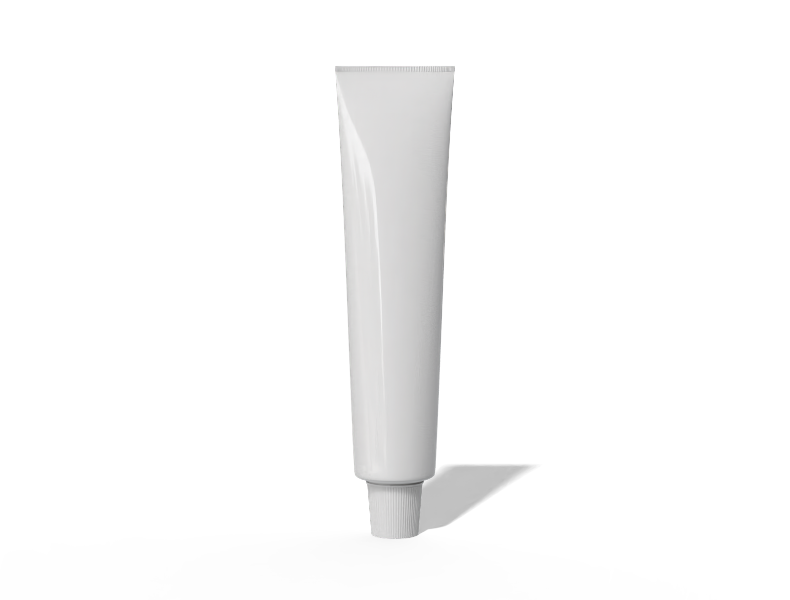 250 g toothpaste tube — Glossy metal