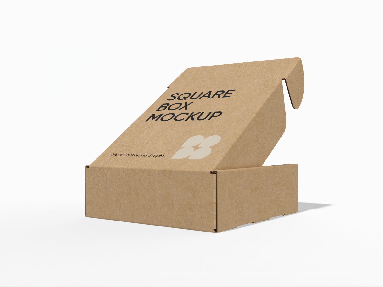 Square box packaging — Corrugated board