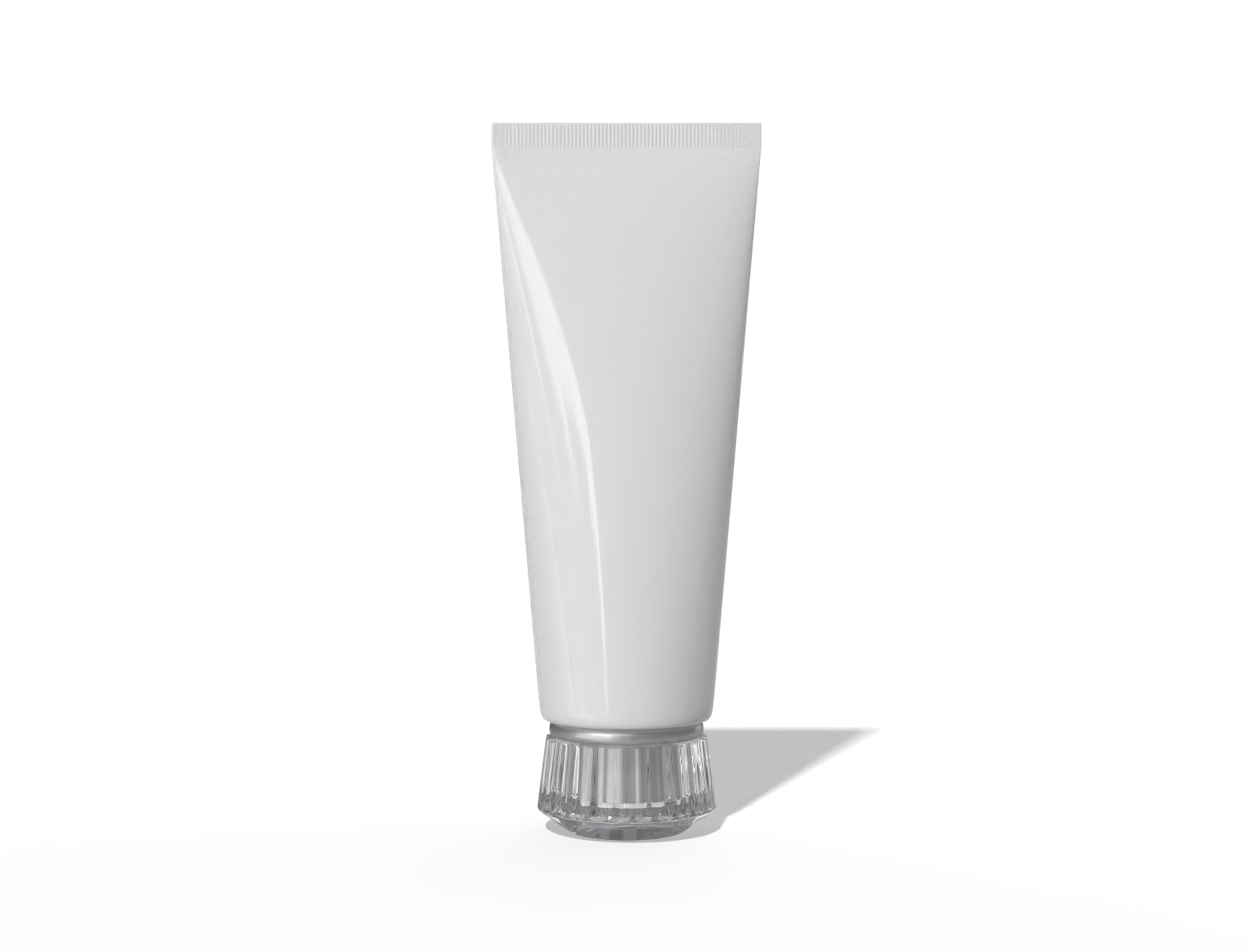 120 ml face wash tube — Glossy plastic