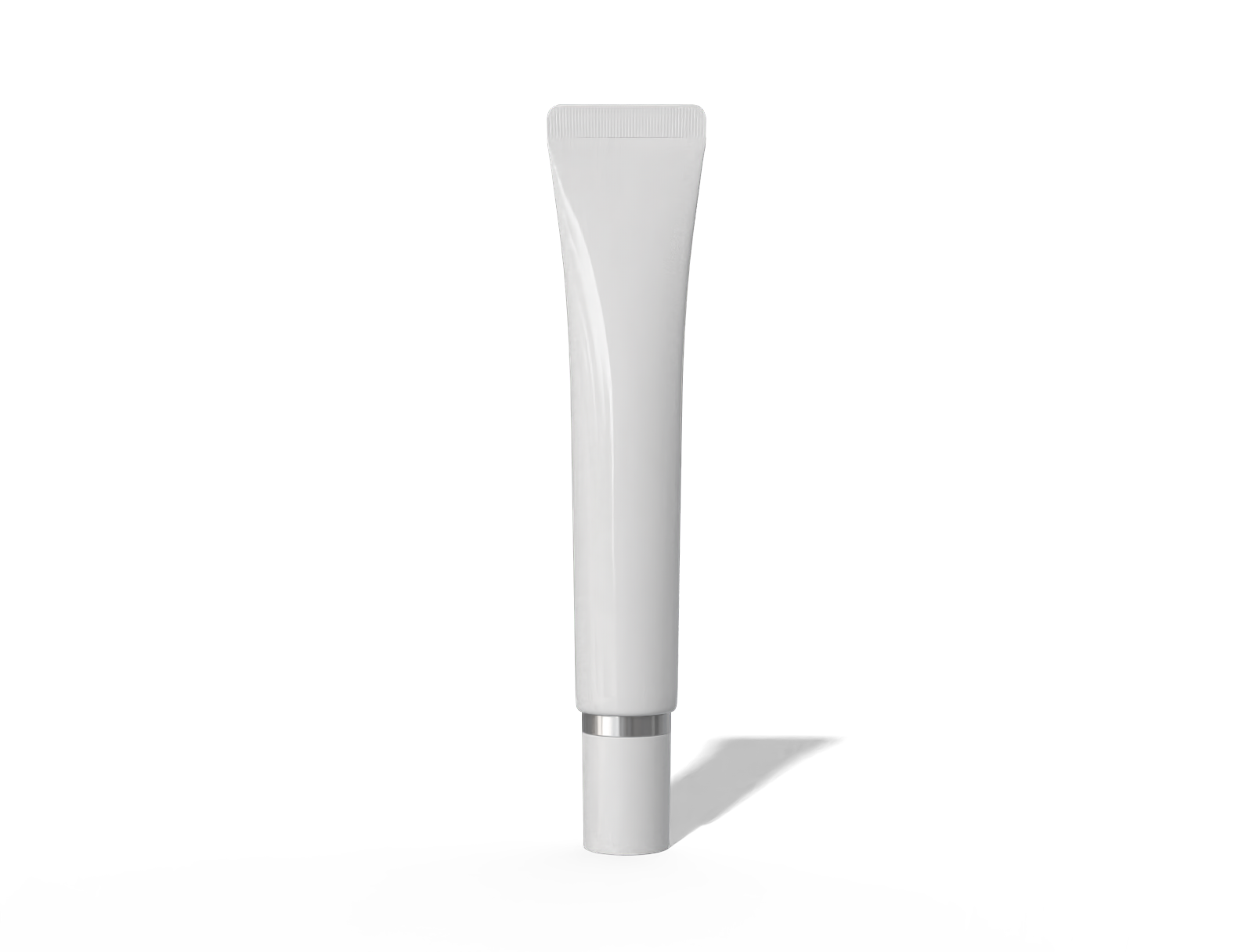 15 ml metal eye cream tube — Glossy metal