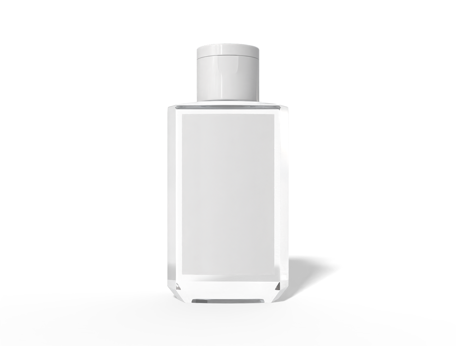 Bottles plastic product label — Glossy plastic