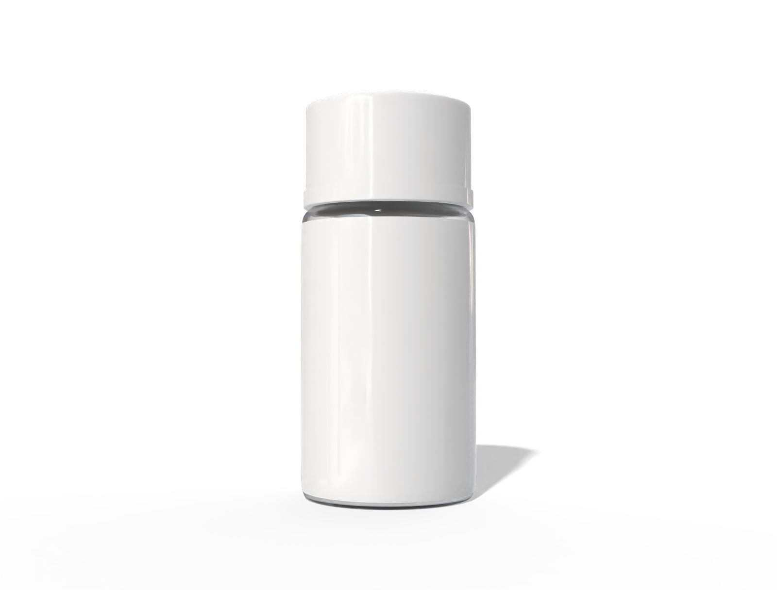 4g glass supplement bottle — Glossy glass