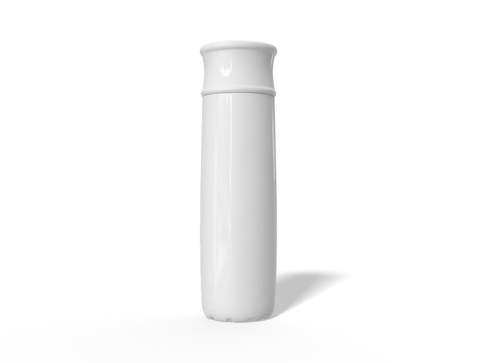 230 g plastic milk bottle — Glossy plastic